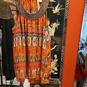 Adiva Multicolor Beaded Top